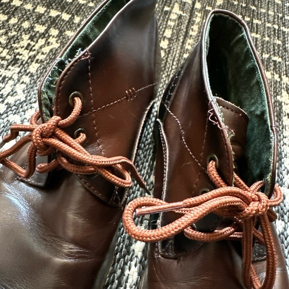 Men’s Steve Madden Dark Brown Chukka Boots Ankle Boots Leather Lace Up size 9 - Picture 13 of 13